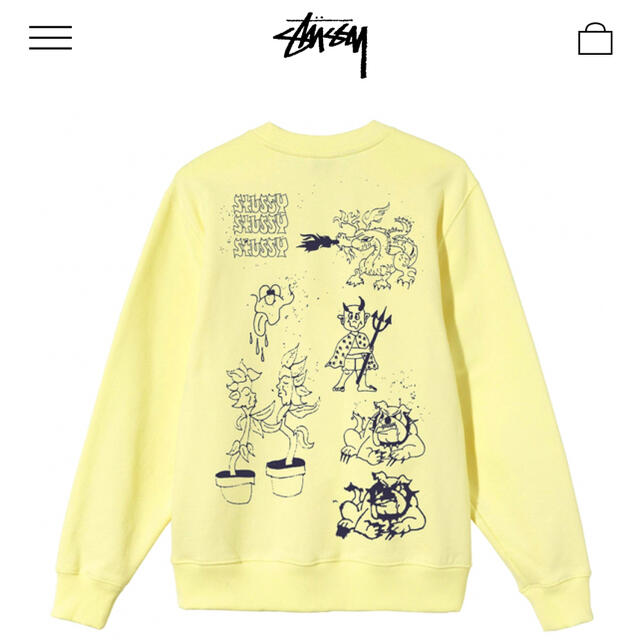 STUSSY(ステューシー)のSTUSSY BAD DREAM CREW  メンズのトップス(スウェット)の商品写真