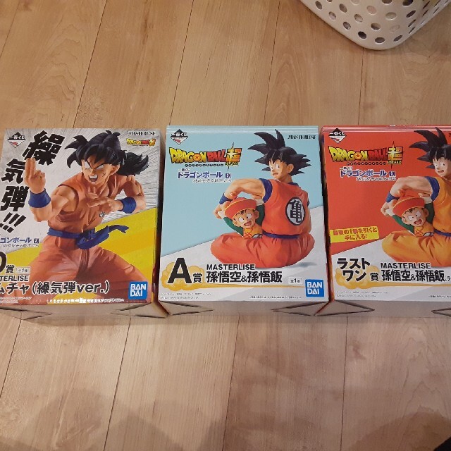 ドラゴンボールEX一番くじ、A賞、D賞、ラストワン賞3個セット