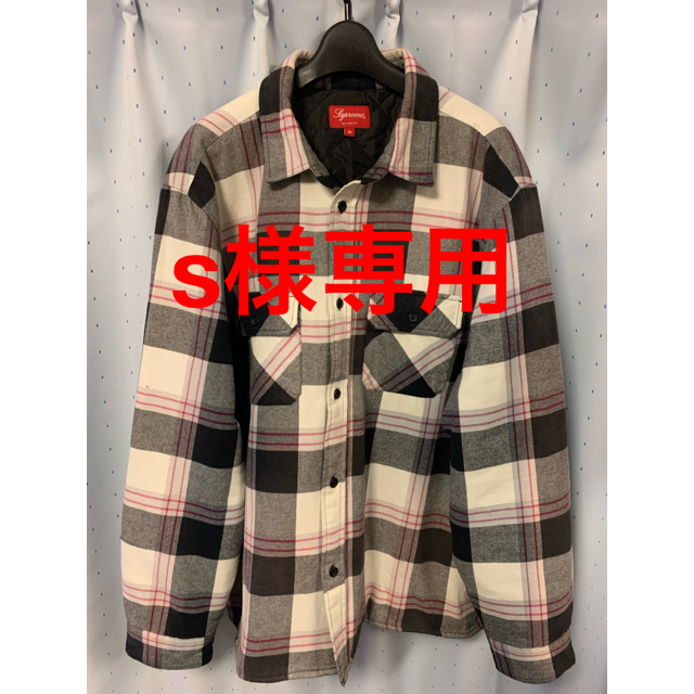 Supreme Quilted Flannel Shirt XL