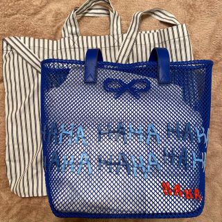 アニヤハインドマーチ(ANYA HINDMARCH)の未使用　保存袋あり　アニヤハインドマーチ　メッシュトートバッグ(トートバッグ)