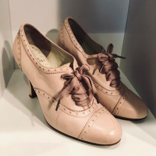 ヴィヴィアンウエストウッド(Vivienne Westwood)の限定セール！ヴィヴィアン天然素材ピンクシューズパンプス稀少23〜二階堂椎名林檎(ハイヒール/パンプス)