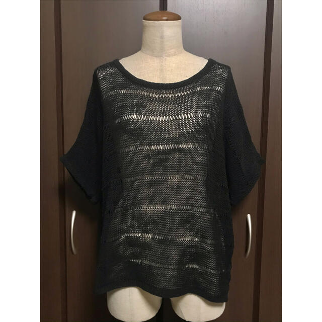Rag & Bone - 定価約3万 rag&bone ラグ＆ボーン 麻ニットプルオーバー/ブラック