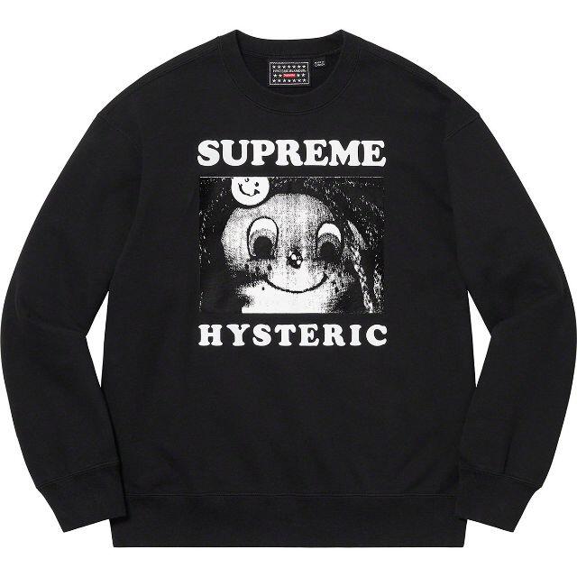 Supreme Hysteric Glamour Crewneck 黒  XL