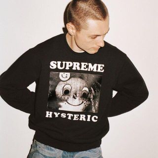 シュプリーム(Supreme)のSupreme Hysteric Glamour Crewneck 黒 XXL(スウェット)