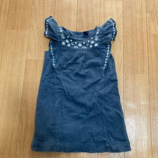 ベビーギャップ(babyGAP)の専用●ワンピース　グレー　刺繍　チュニック(ワンピース)