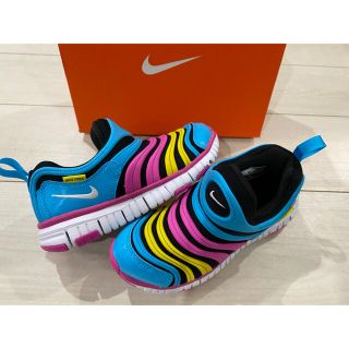 ナイキ(NIKE)の新品 20.0cm ダイナモフリー  ナイキ 023ブラック×ピンク×ブルー(スニーカー)