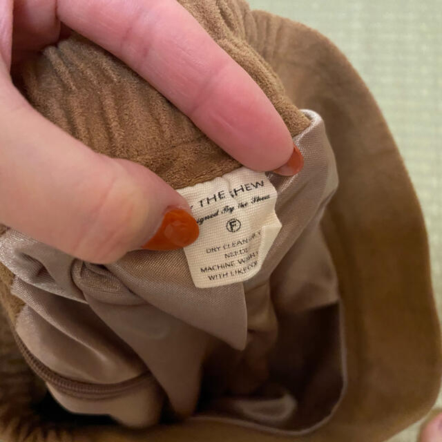 dholic(ディーホリック)の【韓国】スエードスカート レディースのスカート(ミニスカート)の商品写真