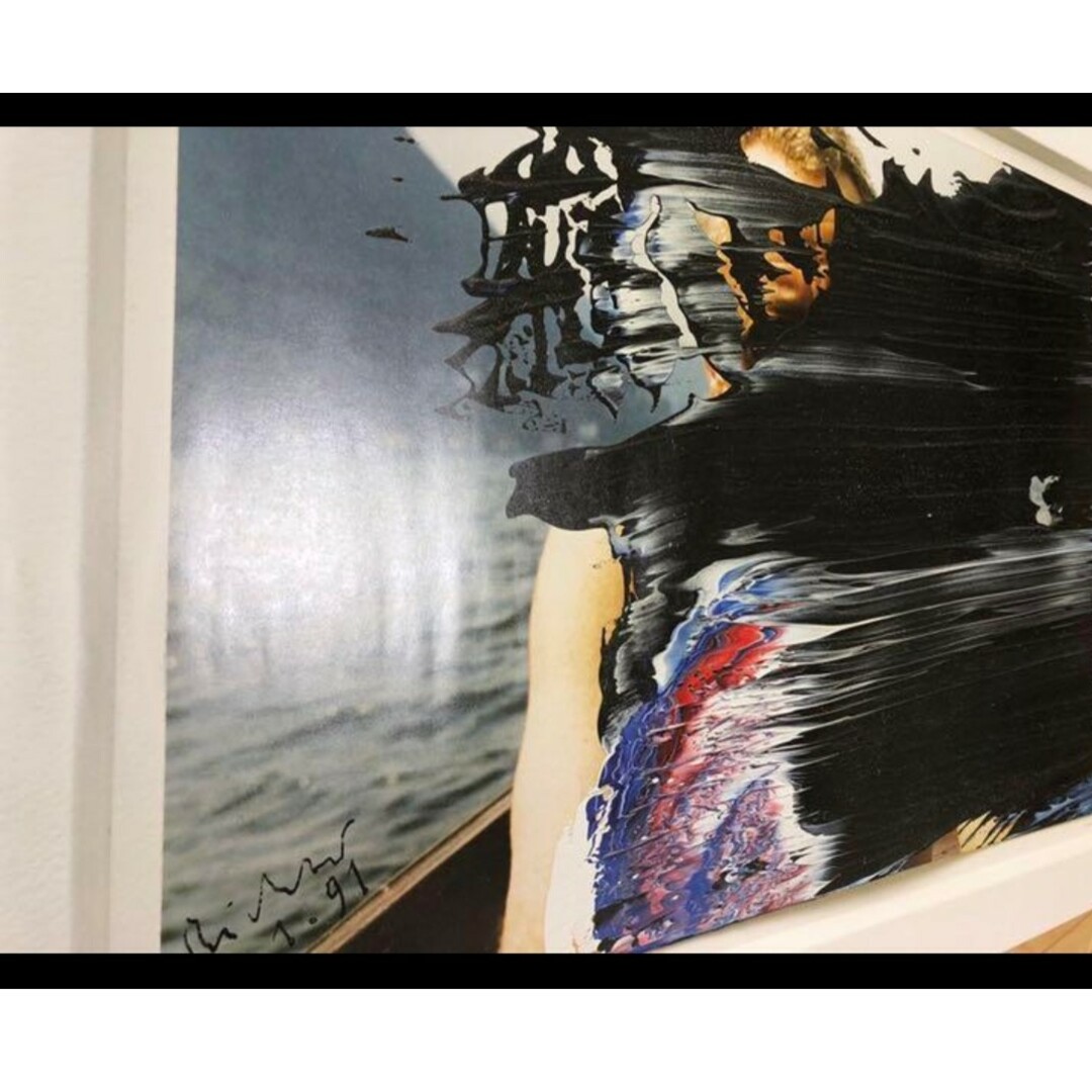 Andy Warhol(アンディウォーホル)の希少　ゲルハルト・リヒター　公式ポスター　X MAGAZINE 2013年初版 エンタメ/ホビーのコレクション(印刷物)の商品写真