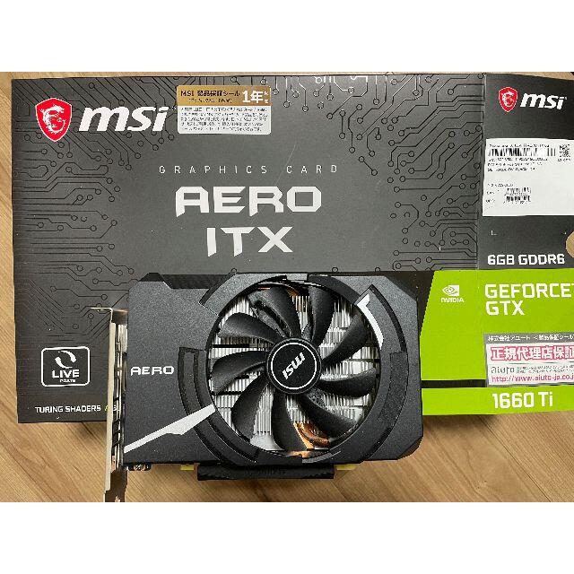 msi GTX1660Ti スマホ/家電/カメラのPC/タブレット(PC周辺機器)の商品写真