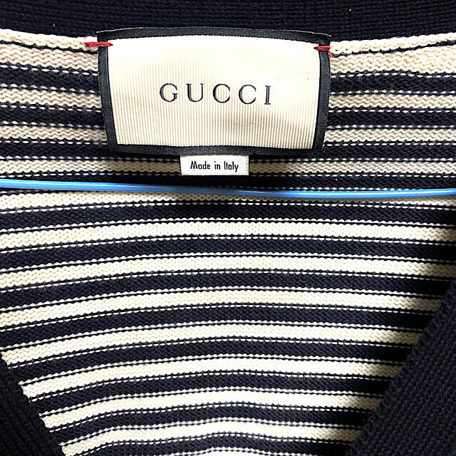 Gucci - GUCCI Border GG Handle cardiganの通販 by Celly｜グッチならラクマ 安い新作
