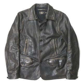 ダブルアールエル(RRL)のRRL Leather Car Coat レザーカーコート ジャケット メンズ(レザージャケット)