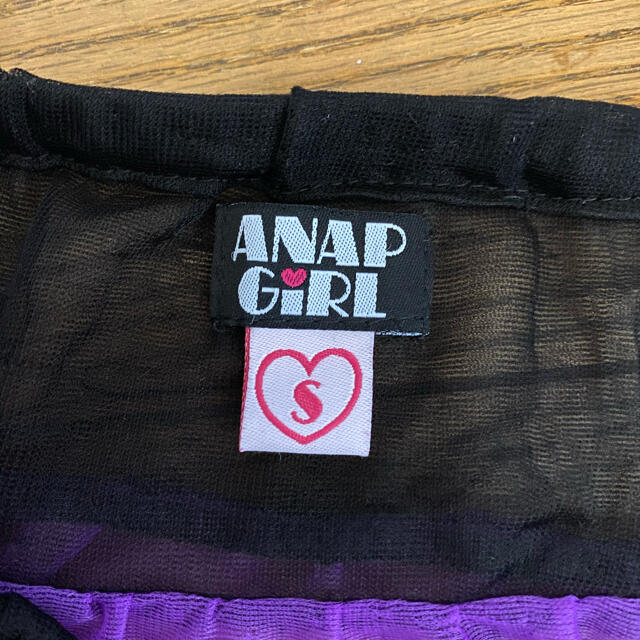 ANAP(アナップ)のANAP GIRL チュールスカートS キッズ/ベビー/マタニティのキッズ服女の子用(90cm~)(スカート)の商品写真