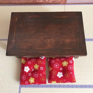 ハンドメイド ミニチュア 座卓 テーブルの通販 by ひよこ's shop ...