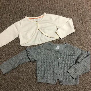 エイチアンドエム(H&M)のH&M babyGap ボレロ　カーディガン2枚セット(カーディガン)