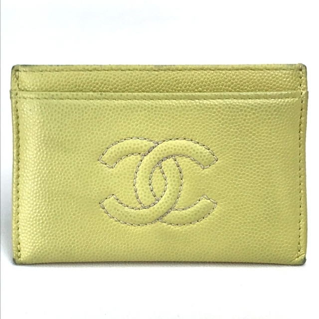 CHANEL - シャネル CHANEL ステッチ CC ココマーク 定期入れ カード