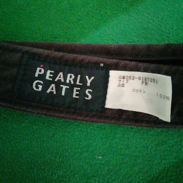 PEARLY GATES(パーリーゲイツ)のパーリーゲイツ　サンバイザー スポーツ/アウトドアのゴルフ(その他)の商品写真