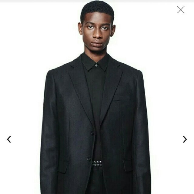 ＋J ウールジャケット（スリムフィット）2019年製造品　Sサイズ　ブラック