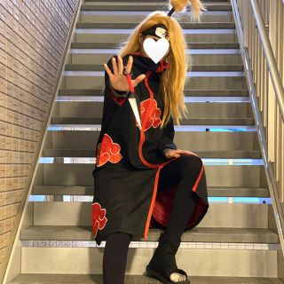 NARUTO 暁 デイダラ コスプレ フルセット(衣装一式)