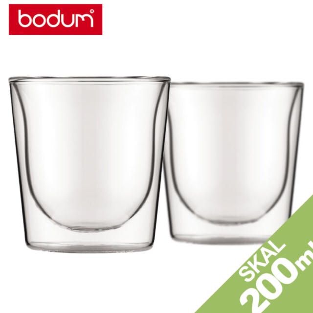 bodum(ボダム)のbodum サーモグラス 2個セット  インテリア/住まい/日用品のキッチン/食器(グラス/カップ)の商品写真