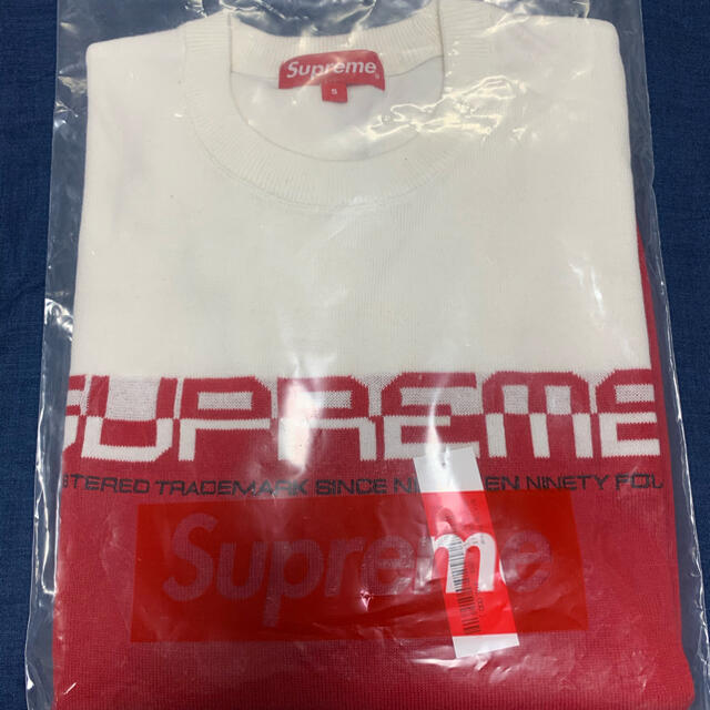 Supreme(シュプリーム)のSupreme Split Logo Pullover メンズのトップス(ニット/セーター)の商品写真