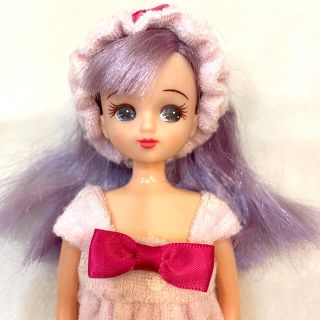 タカラトミー(Takara Tomy)のリカちゃん💕パープルヘアーリカちゃん💕バスローブセット(キャラクターグッズ)