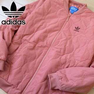 アディダス(adidas)の超美品 大きめM アディダスオリジナルス メンズ 中綿ジャケット ピンク(ブルゾン)