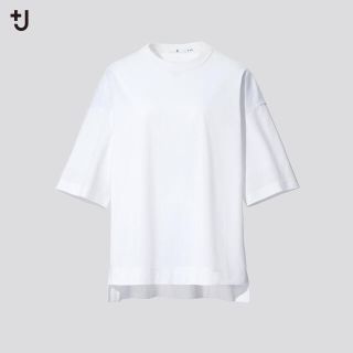 ユニクロ(UNIQLO)の＋J  スーピマコットン　オーバーサイズＴシャツ　ユニクロ　L(シャツ/ブラウス(長袖/七分))