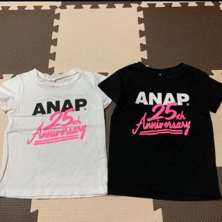 アナップキッズ(ANAP Kids)のアナップキッズ　Tシャツ　2枚セット(Tシャツ/カットソー)