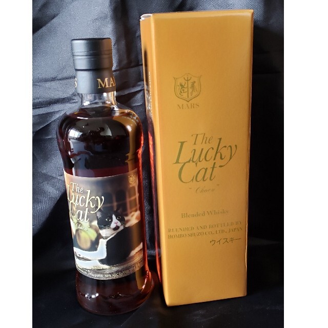 MARS(マース)のThe Lucky Cat "Choco" Mars Whisky 本坊酒造 食品/飲料/酒の酒(ウイスキー)の商品写真