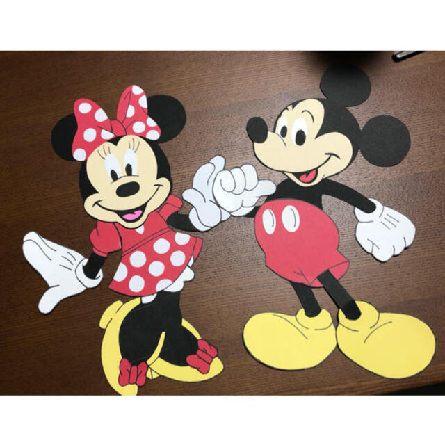 Disney(ディズニー)のミッキー&ミニー　壁面装飾 キッズ/ベビー/マタニティのメモリアル/セレモニー用品(その他)の商品写真