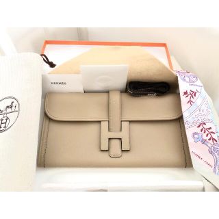 エルメス(HERMES)のHERMES ⭐︎新品⭐︎アルジル⭐︎ジジェ　エラン⭐︎エルメス⭐︎付属品完備(クラッチバッグ)
