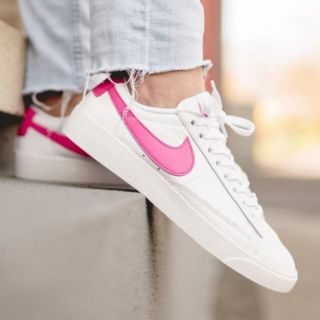 ナイキ(NIKE)の定9350円!ナイキブレザー新品牛革レザースニーカー!Web限定!23.5cm(スニーカー)