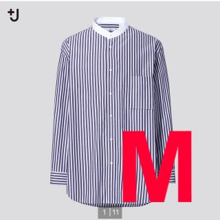 ユニクロ(UNIQLO)のuniqlo +j スーピマコットンオーバーサイズシャツ　M(シャツ)