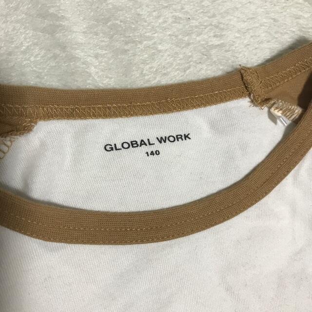 GLOBAL WORK(グローバルワーク)のGLOBAL WORK ロンT 七分袖 キッズ/ベビー/マタニティのキッズ服男の子用(90cm~)(Tシャツ/カットソー)の商品写真