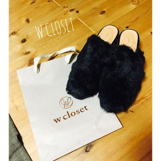 ダブルクローゼット(w closet)のW CLOSET ボアサボサンダル(サンダル)