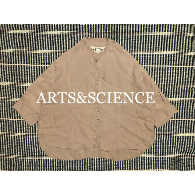 ARTS&SCIENCE リネン シャツ　アーツアンドサイエンス  ヤエカ