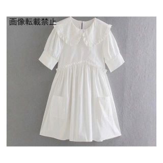 ザラ ミニワンピース レディース フリル の通販 700点以上 Zaraのレディースを買うならラクマ