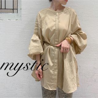 ミスティック(mystic)の新作¥7590【mystic】ラグランタックボリュームシャツ(シャツ/ブラウス(長袖/七分))