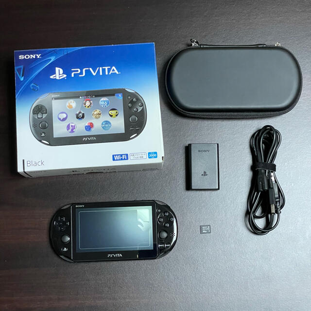 PS vita 2000 Black メモリーカード64GB