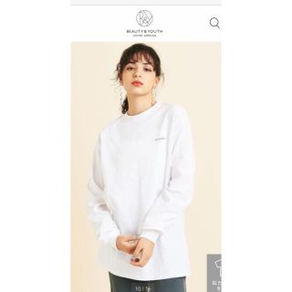 ビューティアンドユースユナイテッドアローズ(BEAUTY&YOUTH UNITED ARROWS)の新品タグ付きビューティーアンドユース　ロングスリーブT(Tシャツ(長袖/七分))