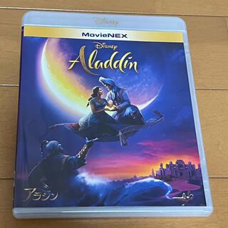 ディズニー(Disney)の【美品】アラジン　MovieNEX Blu-rayのみ(外国映画)