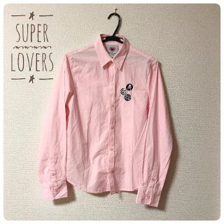 スーパーラヴァーズ(SUPER LOVERS)のスーパーラヴァーズ　レディースシャツ　大人気　ピンク(シャツ/ブラウス(長袖/七分))