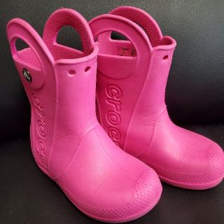 クロックス(crocs)のクロックス　長靴　17.5(長靴/レインシューズ)