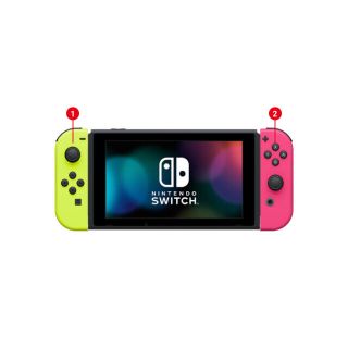 Nintendo Switch - Nintendo Switch Customize ネオンイエロー・ピンク ...