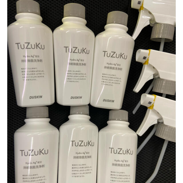 ダスキンTuZuKu持続除菌洗浄剤（200ml）専用スプレー付×6
