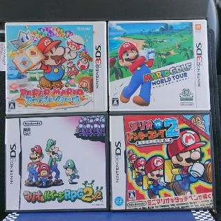 dsソフト マリオシリーズ ４本セット(携帯用ゲームソフト)