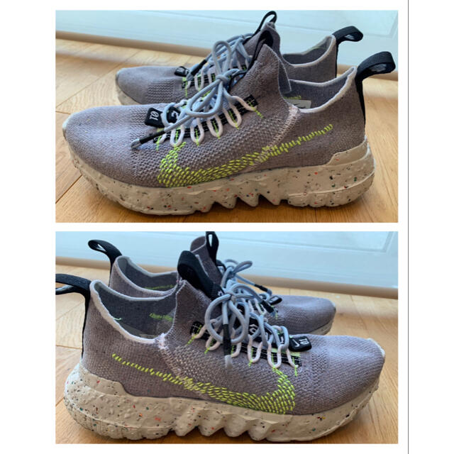 NIKE(ナイキ)のNIKE SPACE HIPPIE 01 ⭐️GREY VOLT 28.5cm メンズの靴/シューズ(スニーカー)の商品写真