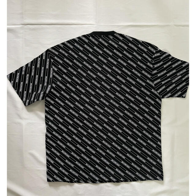 新品 S BALENCIAGA バレンシアガ　ブラック　ロゴ　半袖Tシャツ