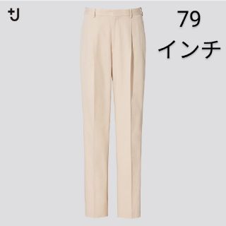 ユニクロ(UNIQLO)の【新品未使用】UNIQLO ユニクロ ＋J ワンタックテーパードパンツ 79(チノパン)