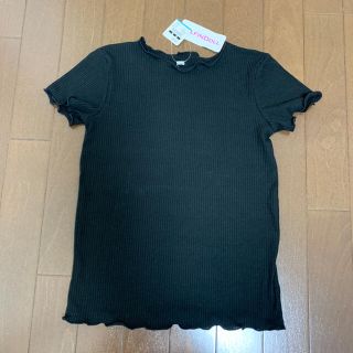 ニシマツヤ(西松屋)のカットソー　半袖　黒　140(Tシャツ/カットソー)